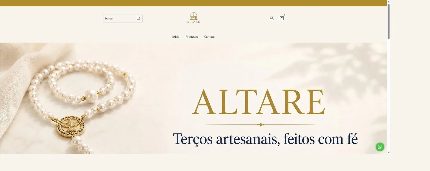 Home do site da Altare