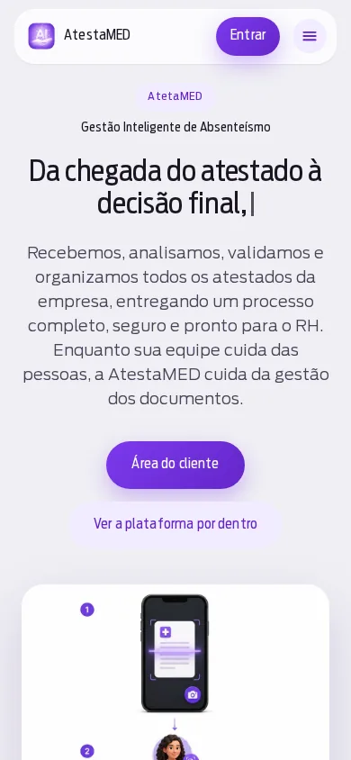 AtestaMED: no celular