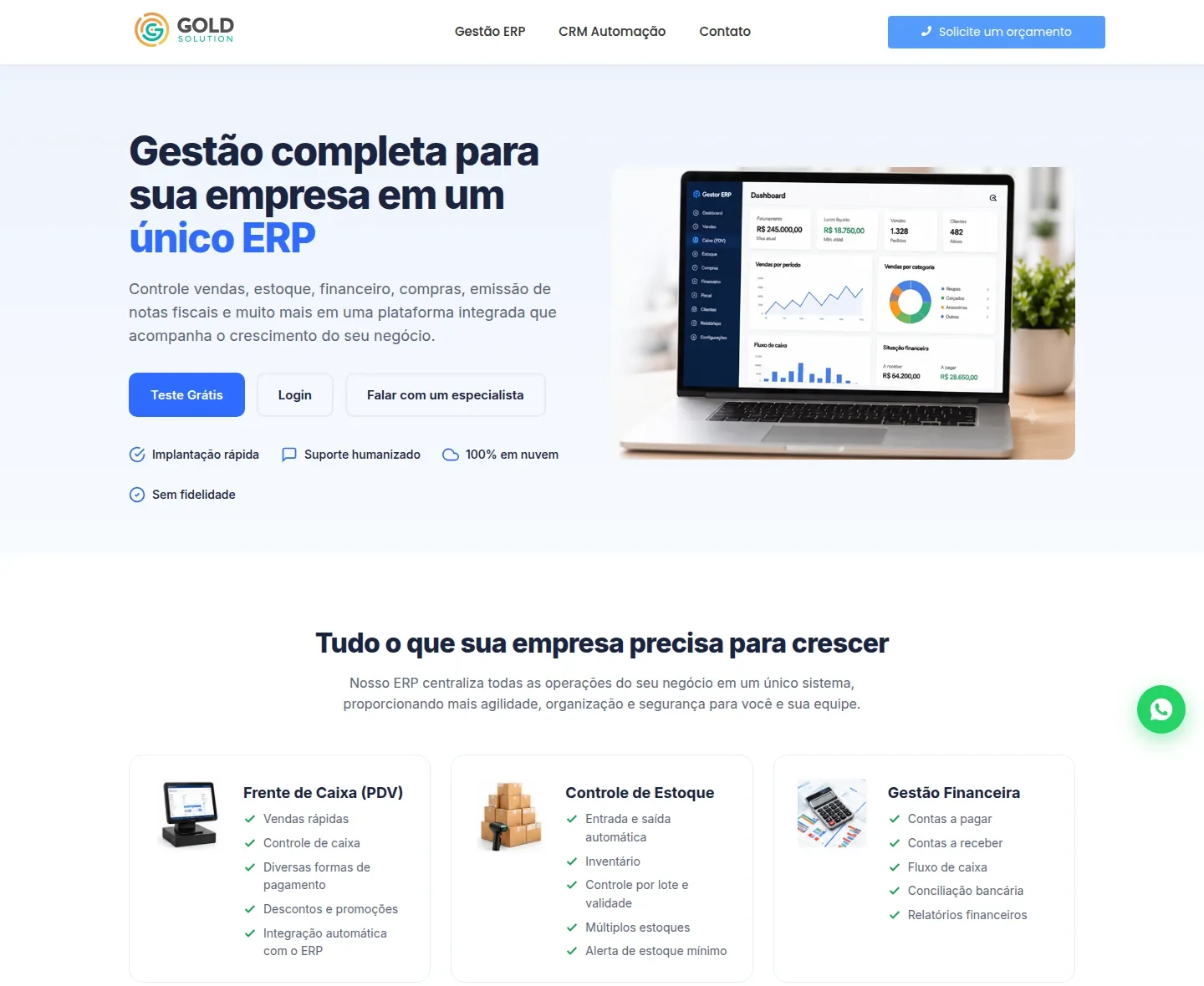 Gold Software: o produto
