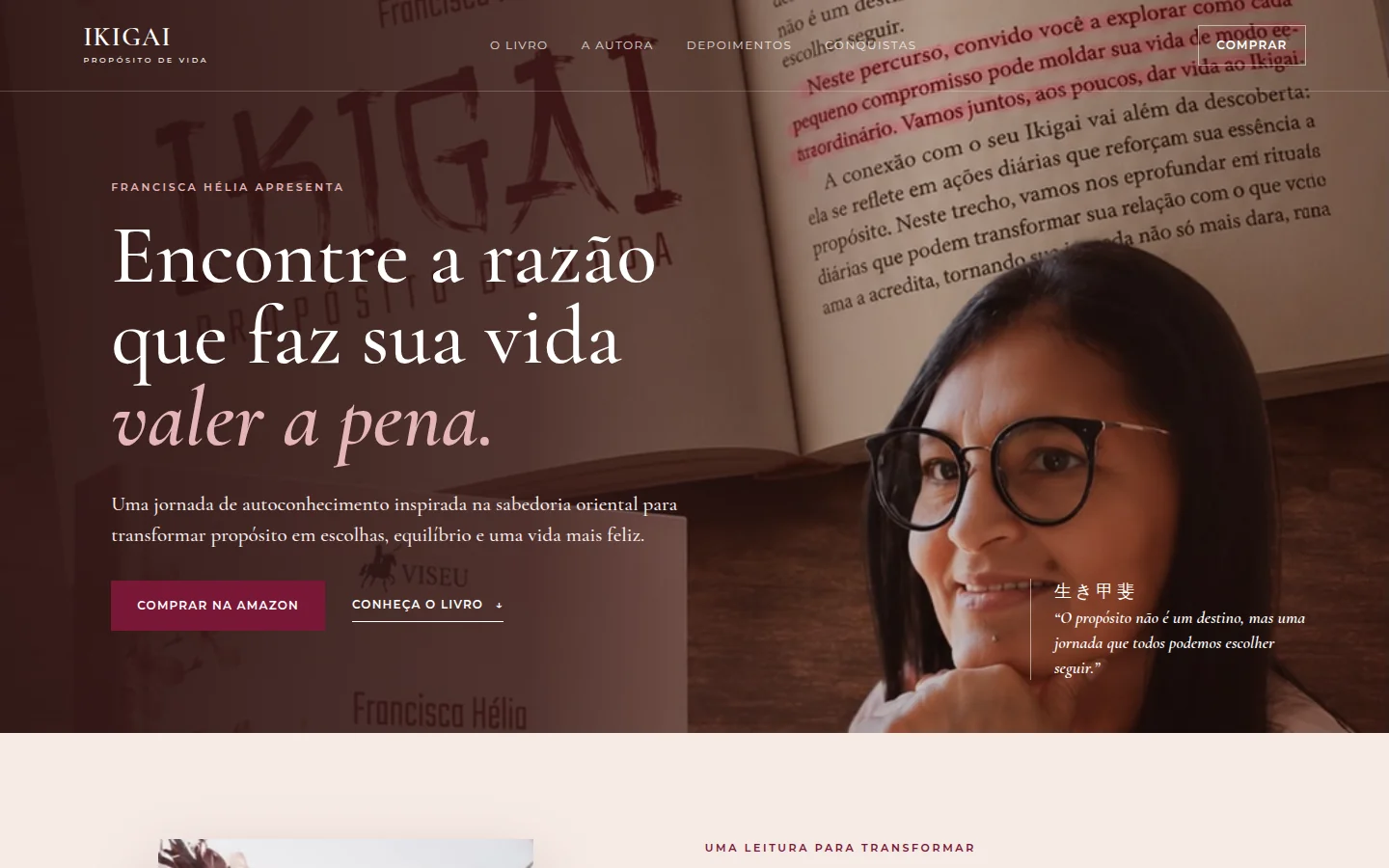 Home do site da Ikigai Kaizem